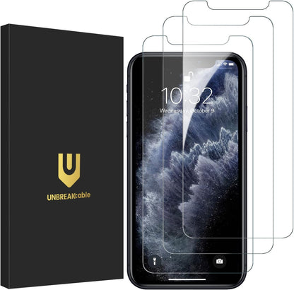 UNBREAKcable 3-Pack Screen Protector for iPhone SE 2022/SE 2020, iPhone 8/7