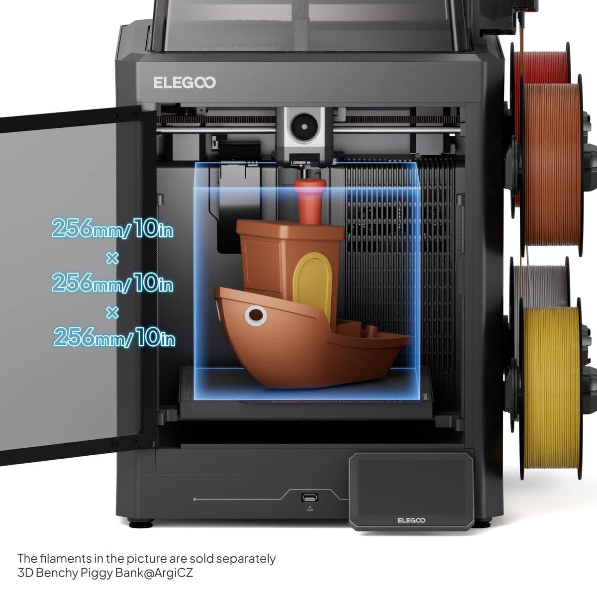 ELEGOO Centauri 2 Combo 3D Printer, Beginner-Friendly Multicolor Printing
