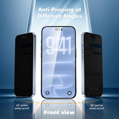 UNBREAKcable Privacy Screen Protector for iPhone 15, Full Coverage