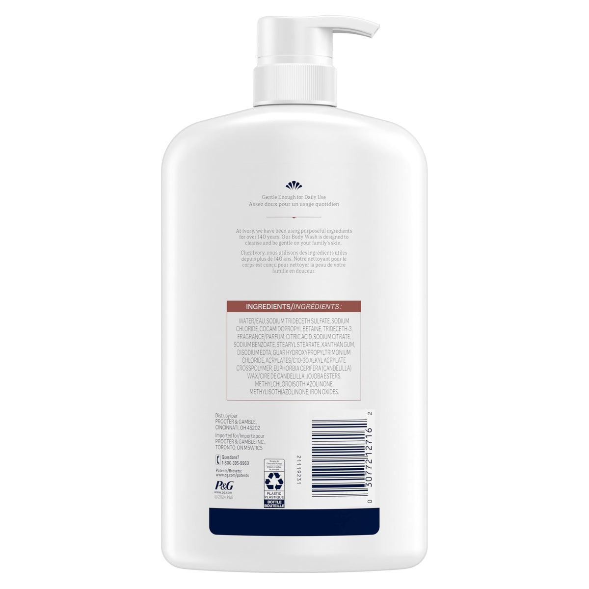 Ivory Body Wash Designed for the Whole Family, Original Scent, 35 fl oz