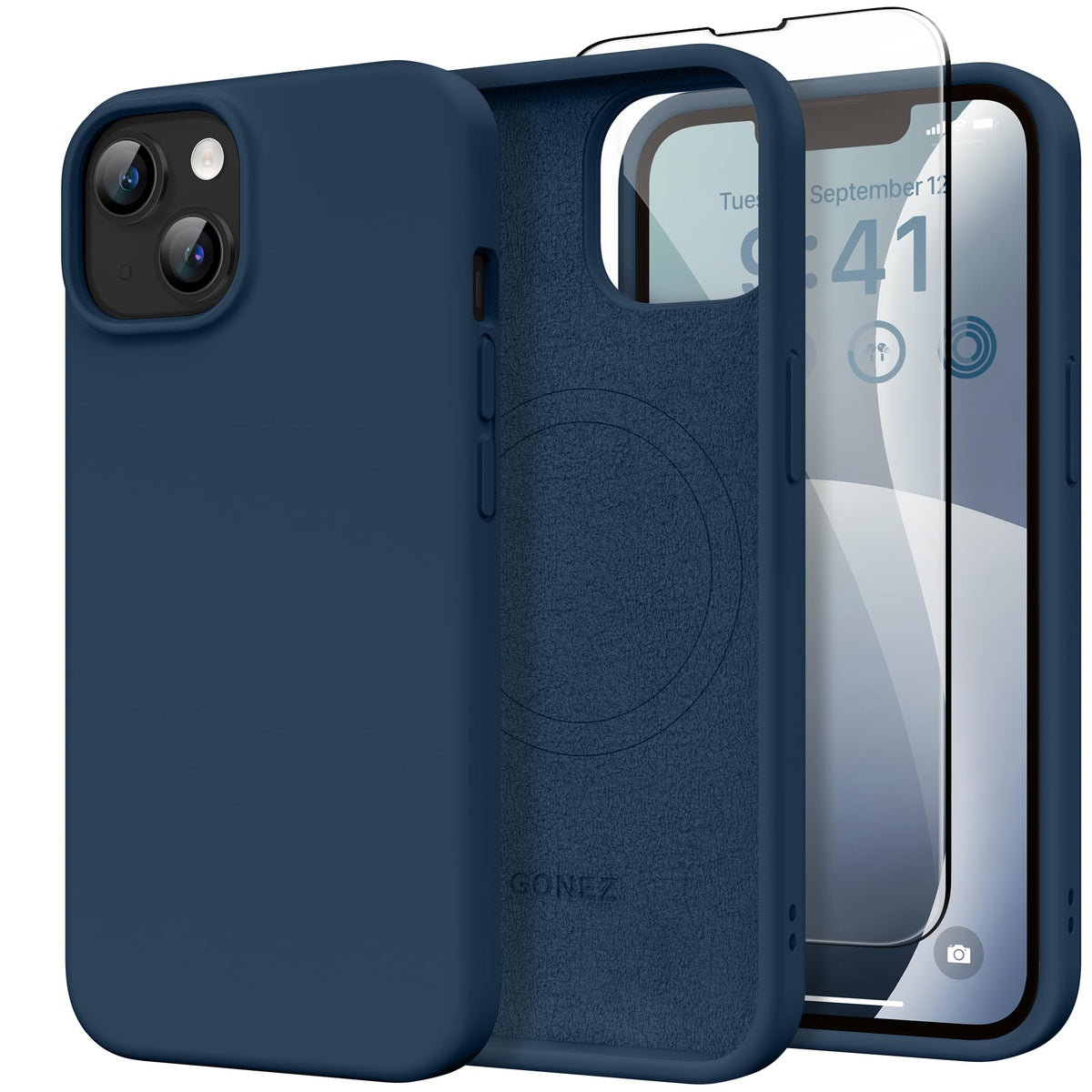 GONEZ for iPhone 18 Pro Max Case/iPhone 17 Pro Max Case, Mist Blue