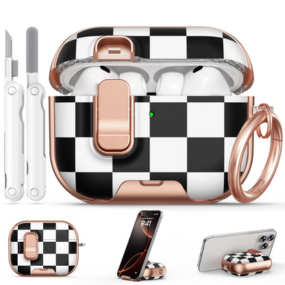 for AirPods Pro 2nd/1st Case (2023-2019)-Purple Bell Flower