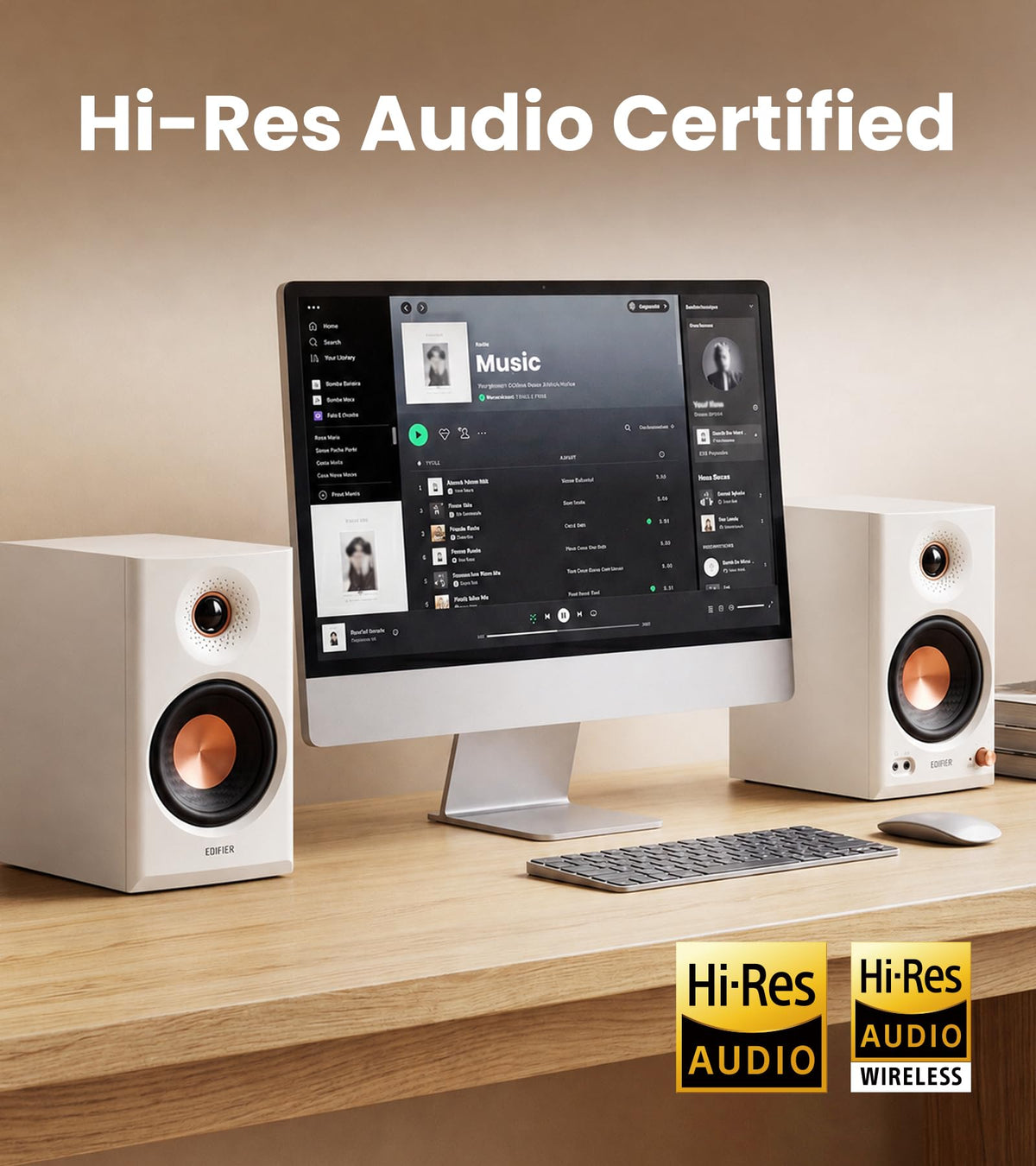 Edifier MR4.5 Bi-Amped Studio Monitor, 80W RMS Bookshelf Speakers - Black
