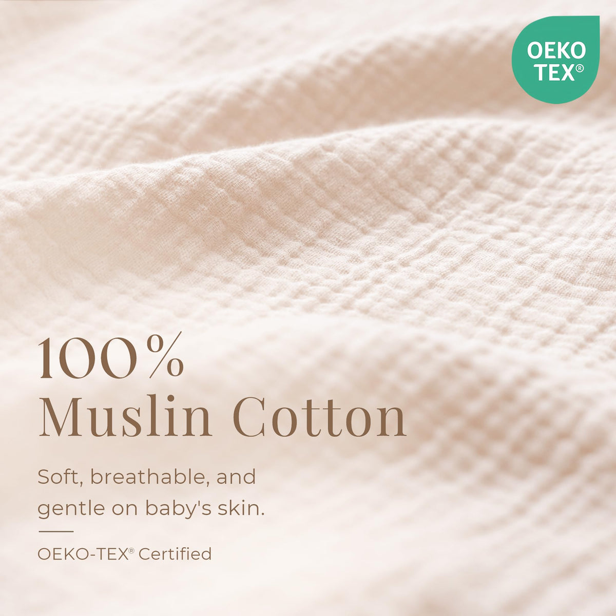 Konssy Muslin Nursing Cover Up for Breastfeeding with Rigid Hoop
