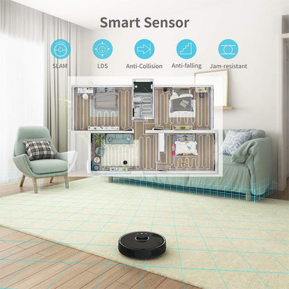 roborock Q7 M5+ Robot Vacuum and Mop, Up to 7-9 Weeks Self-Empty, 10000Pa