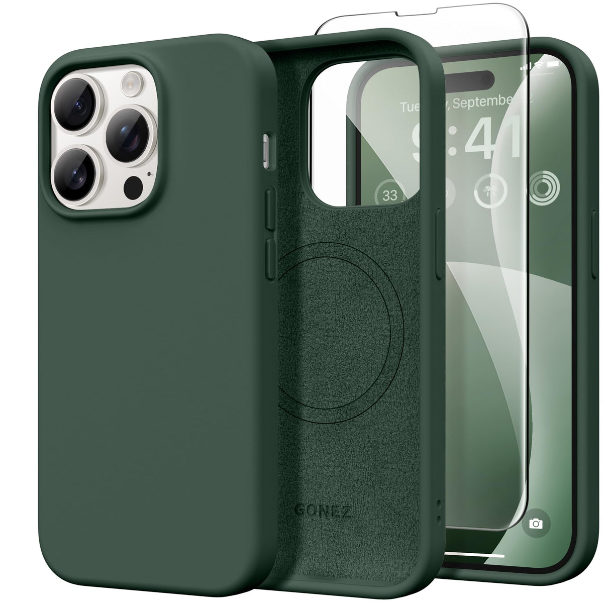GONEZ for iPhone 18 Pro Max Case/iPhone 17 Pro Max Case, Mist Blue