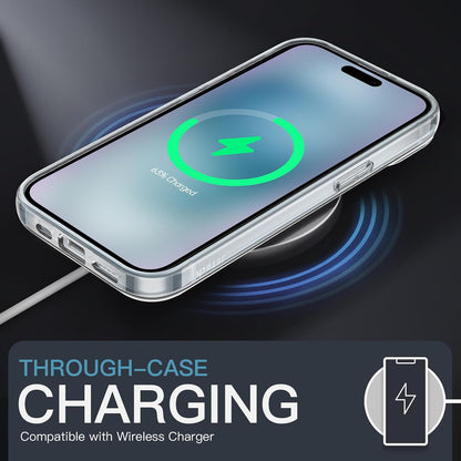 JETech Case for iPhone 15, Anti-Yellowing, Green