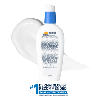 CeraVe AM Daily Facial Moisturizer with SPF 50, Face Sunscreen, 3oz