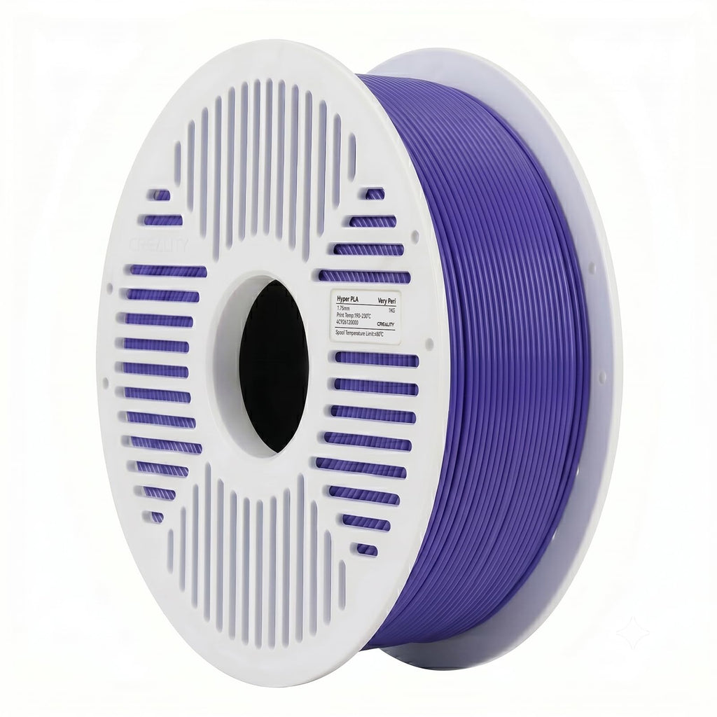 Creality Hyper PLA Filament RFID 1.75mm with Reusable Spool 1KG, High Speed Up to 600mm/s, White, 1-Pack