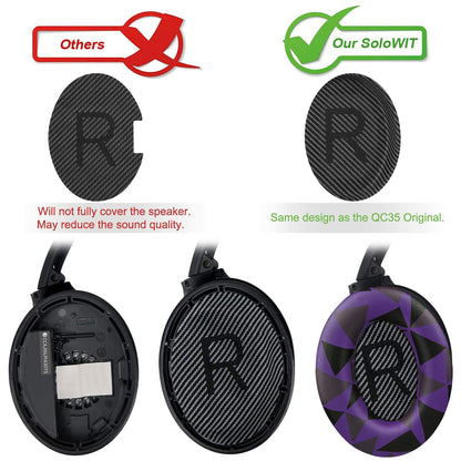 Earpads for Bose QC35 & QC35 ii - Black