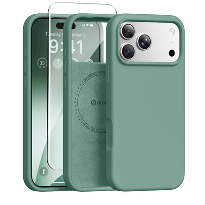 GONEZ for iPhone 18 Pro Max Case/iPhone 17 Pro Max Case, Mist Blue