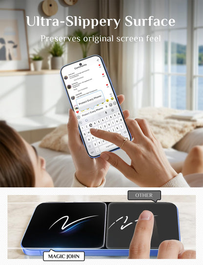 MAGIC JOHN for iPhone 18 Pro Max Screen Protector Easy Installation