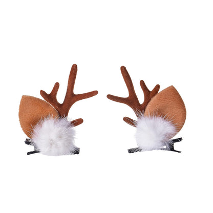 Small Deer Ears Antler Headbands Reindeer Antlers Headband Hair Accessories