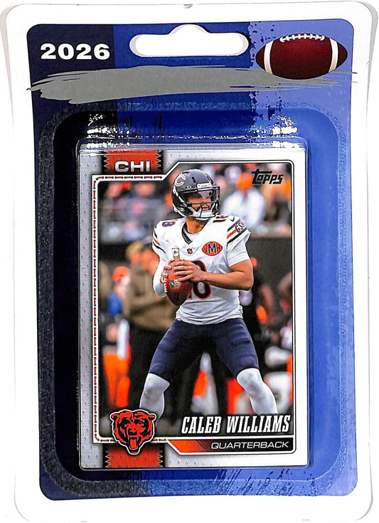2026 Topps Football Chicago Blister Packed Team Set Bears 13 Cards W/Rookies