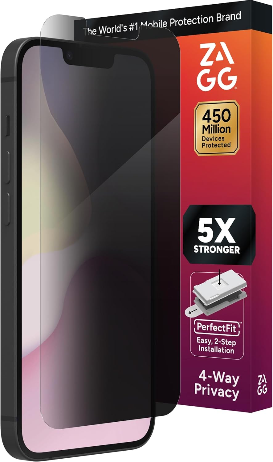 ZAGG Glass Elite Privacy Screen Protector for iPhone 17 Pro Max