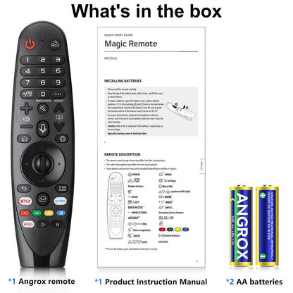 Replacement for Samsung TV Remote, for All 2018-2024 Samsung Remote Control for Smart TV with Voice Control. No Solarcell. 2-Year Warranty.