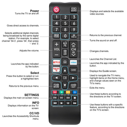 Universal Replacement for LG Smart TV Remote