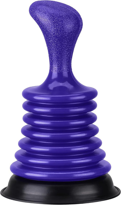 Luigi's Mini Sink Plunger for Unblocking Drains in Bathroom Kitchen Sink Bath and Shower - Small Powerful Commercial Style Plumbers Plunger - Bellow Plunger Sink Unblocker