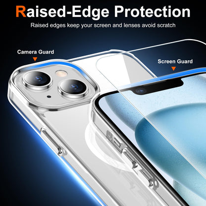 Temdan for iPhone AIR Case with Screen Protector Beige