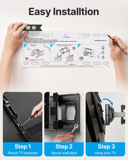 Fixed TV Wall Mount Bracket for 50 55 65 70 75 85 86 Inch TVs