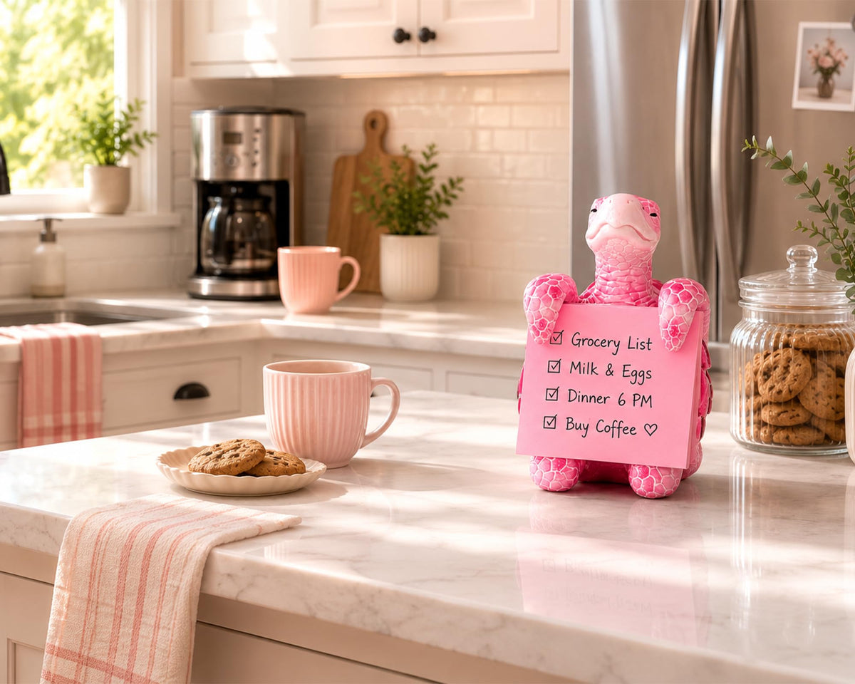 Dog Pop-Up Sticky Note Dispenser for 3x3 in Notes, Black & White