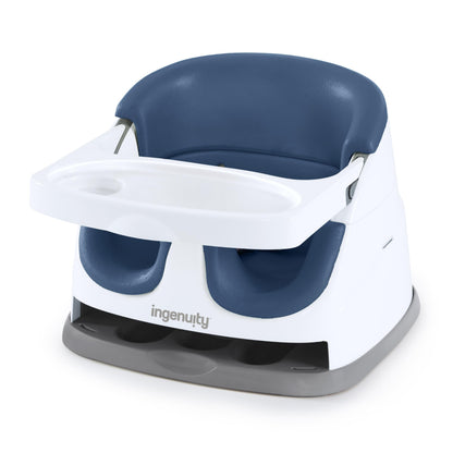 Ingenuity Baby Base 2-in-1 Booster Seat with Tray, Feeding & Floor Seat