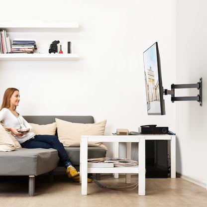 BONTEC TV Wall Bracket for 13-42 Inch TVs, Full Motion TV Wall Mount, 20 kg