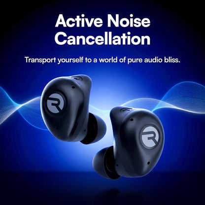 Raycon The Fitness Noise Cancelling Earbuds, 2nd Gen, Black