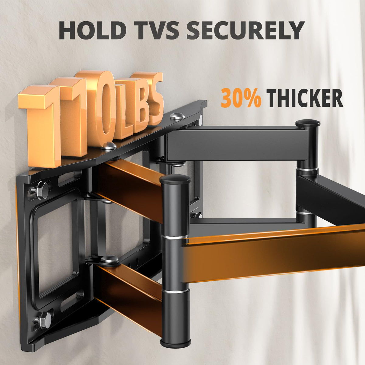 55 65 75 85 inch Tilting TV Wall Mount for 32-90 '' TVs, Low Profile TV Mount Bracket, Safe Lock & Quick Release,Max VESA 600x400mm, 24 inch Studs,132 lbs, Fit Most 55+ 75+ 85+ 86 TVs