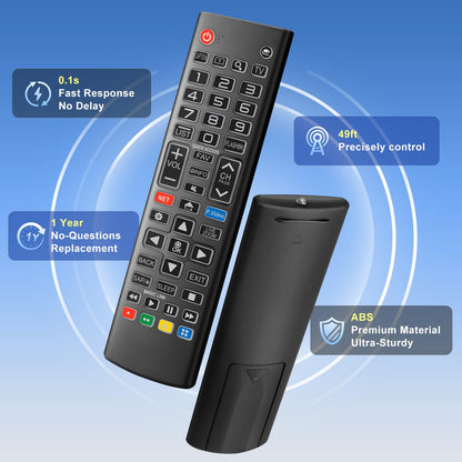 Replacement for Samsung TV Remote, for All 2018-2024 Samsung Remote Control for Smart TV with Voice Control. No Solarcell. 2-Year Warranty.