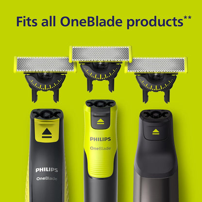 Philips OneBlade 5 Stainless Steel Original Replacement Blades Compatible with all OneBlade Electric Razors (model QP250/50)