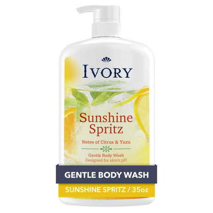 Ivory Body Wash Designed for the Whole Family, Original Scent, 35 fl oz