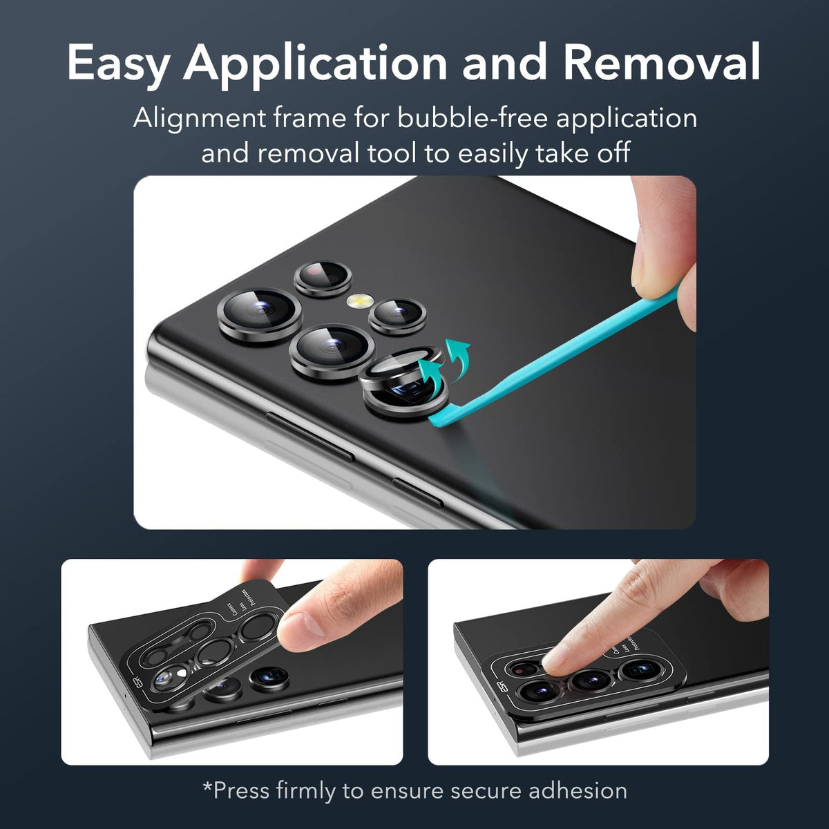 ESR for Samsung Galaxy S26 Ultra Camera Lens Protector, 1 Pack, Black