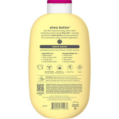 eos Shea Better Body Lotion- Crème de Pistachio, Natural Shea, 16 fl oz