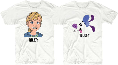 Custom Inside Our Feeling 2 Characters Out Costumes Emotional Shirt Design Custom Tees, Funny Characters Black