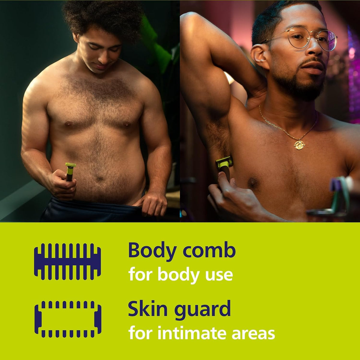 Philips Norelco OneBlade 360 Hybrid Face + Body Trimmer and Shaver