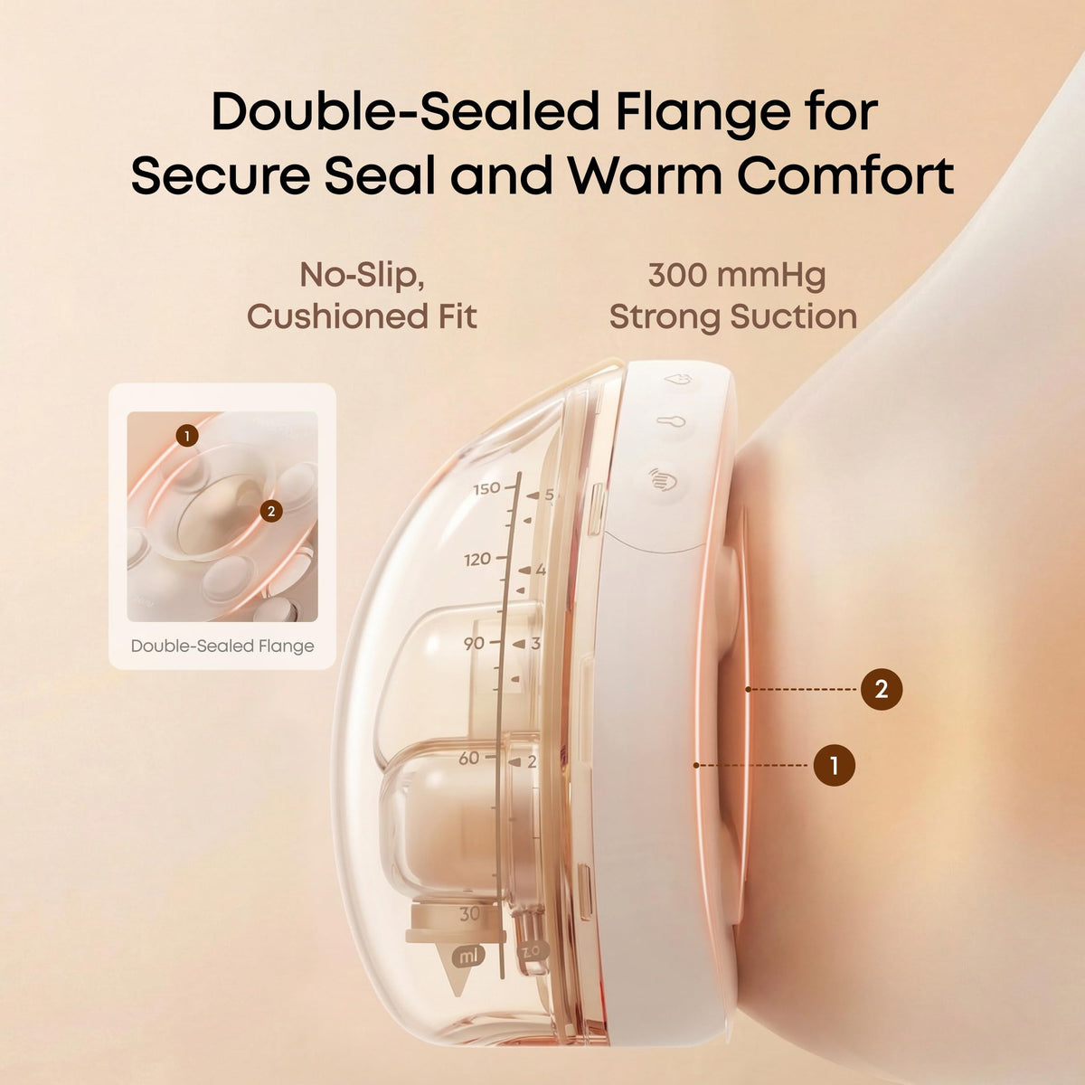 eufy Breast Pump E10/E20/S1/S1 Pro, Duckbill Valves (4-Pack)