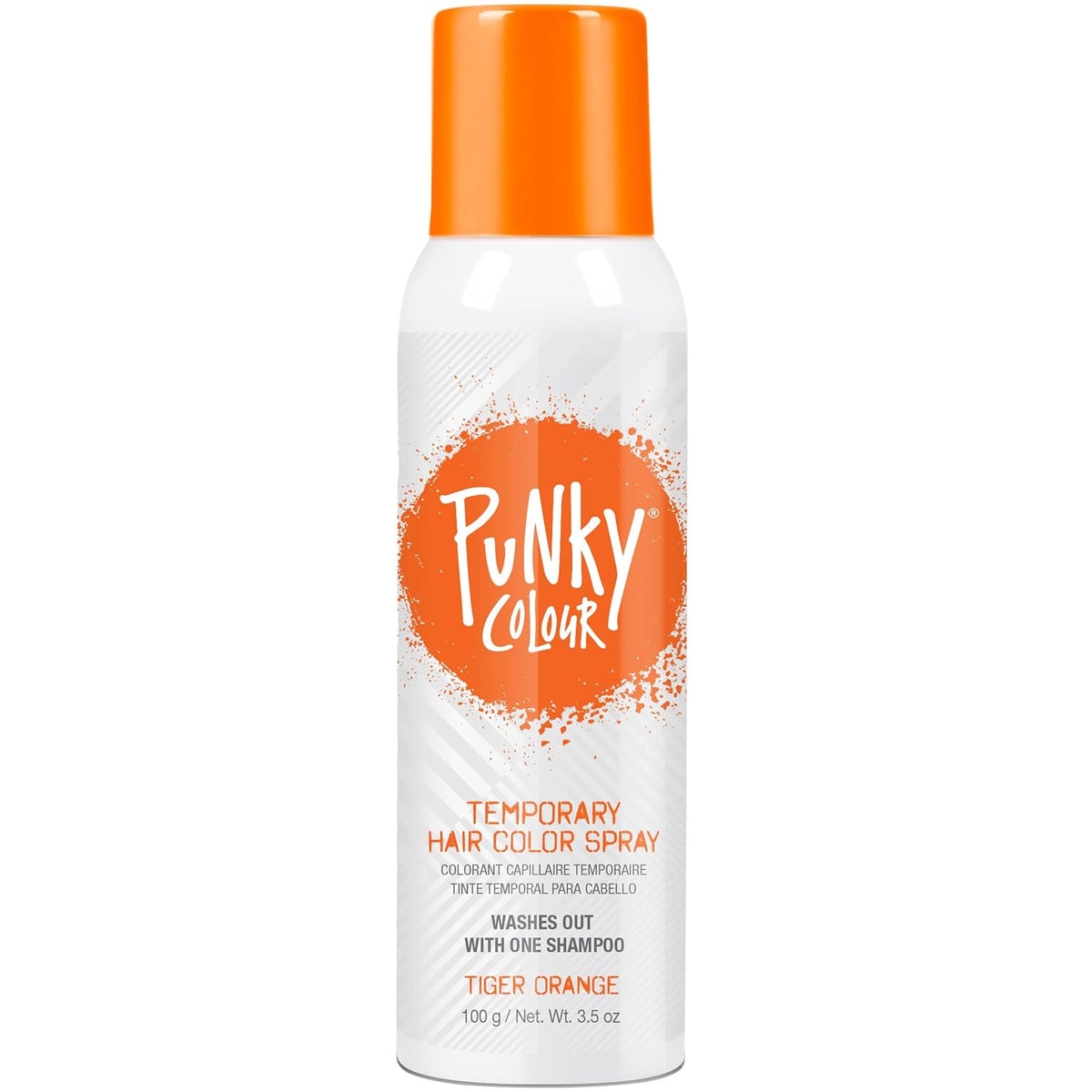 Punky Temporary Hair Color Spray Washes Out Tiger Orange, 3.5 oz, 1 Pack