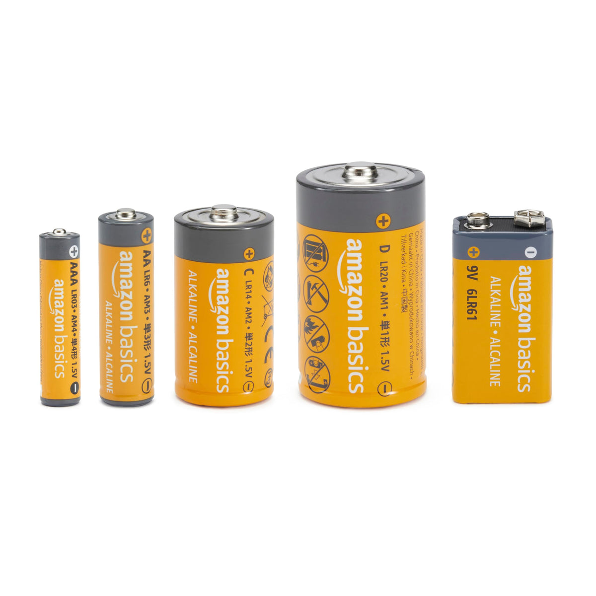 Amazon Basics 100-Pack AAA Alkaline High-Performance Batteries, 1.5 Volt, 10-Year Shelf Life