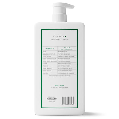 Native Body Wash 3 Pack - Natural Body Wash Women & Men - SLS & Paraben Free - Cucumber & Mint, Coconut & Vanilla, Lavender & Rose