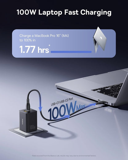 Baseus SpaceMate(MAC) Docking Station and Baseus 100W USB C Charger Block