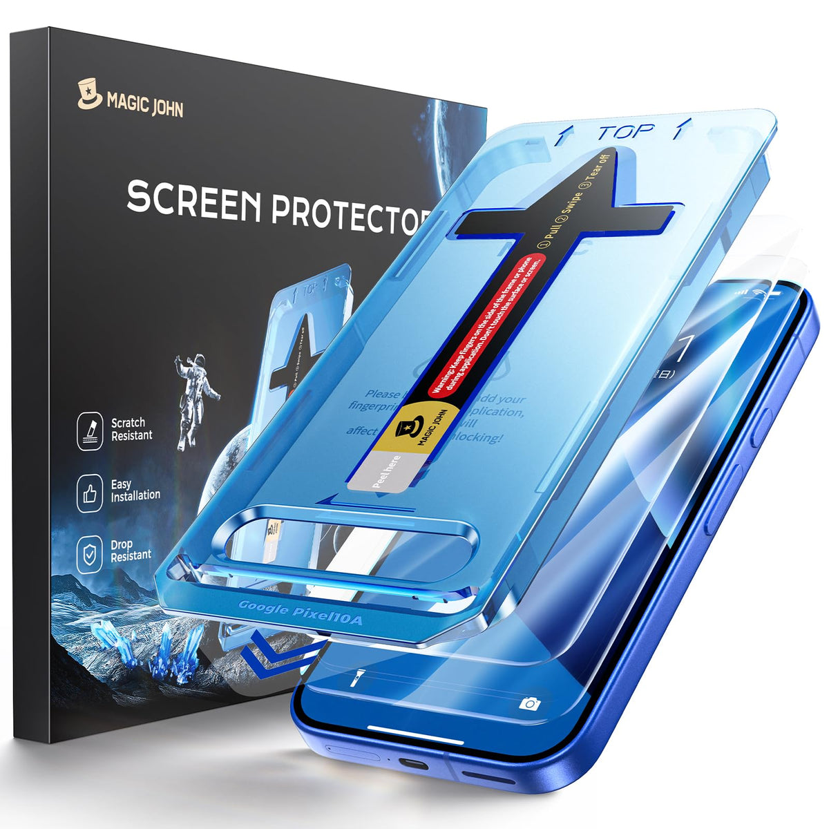 MAGIC JOHN for iPhone 18 Pro Max Screen Protector Easy Installation