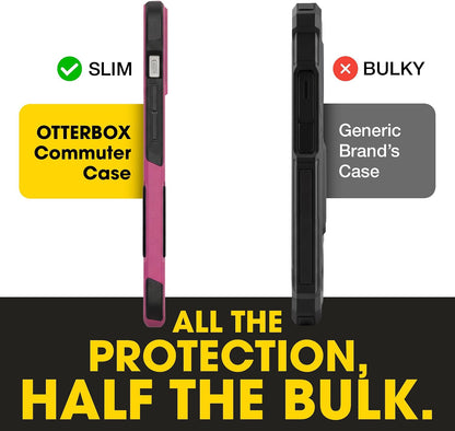 OtterBox iPhone 14 & iPhone 13 Commuter Series Case - BLACK , slim & tough, pocket-friendly, with port protection