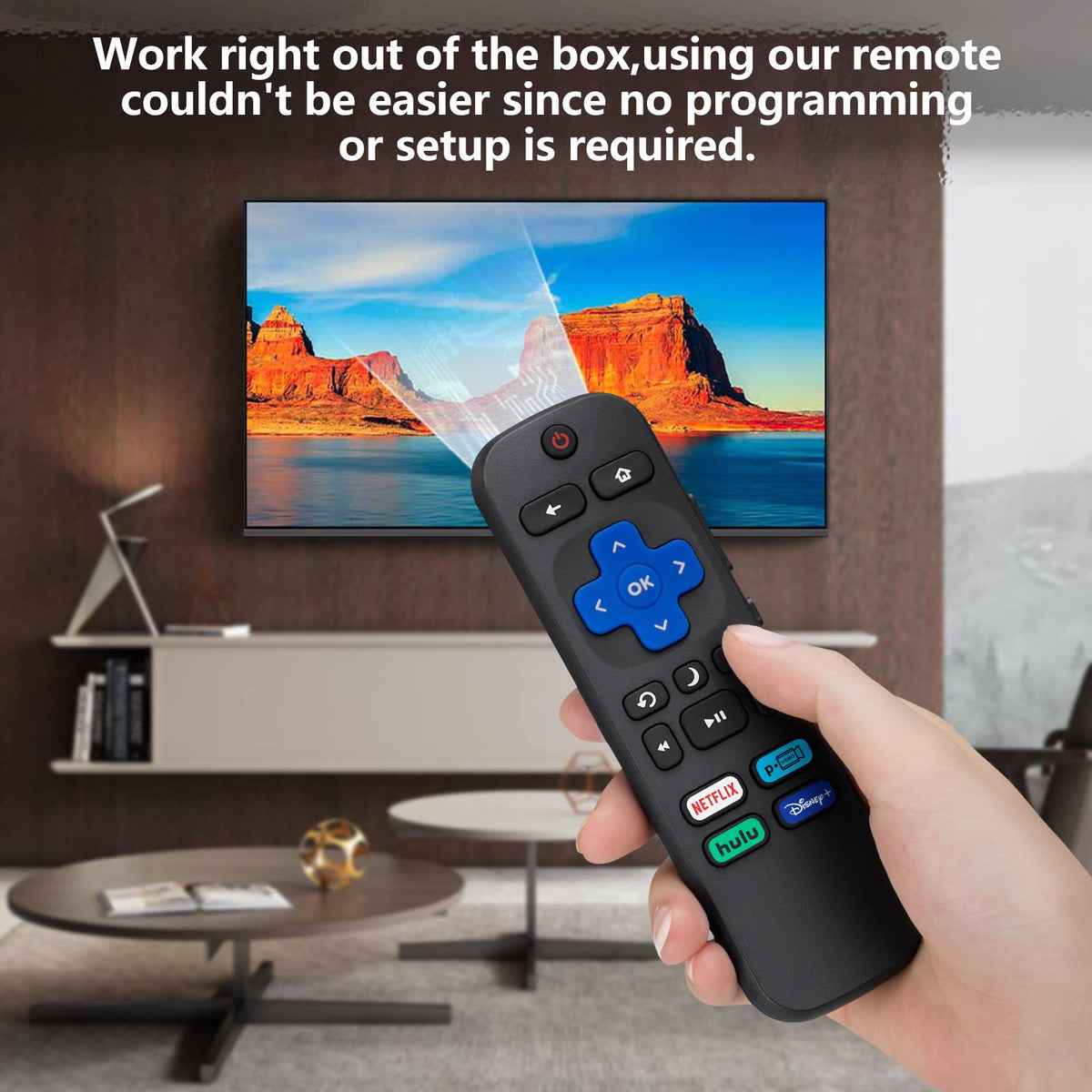 Replacement Remote Control for Hisense Smart Google TV，for Hisense UHD 4K ULED Google TVs
