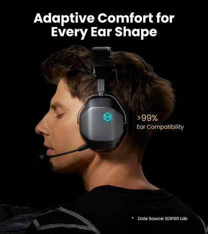 Edifier G5 MAX Gaming Headset, 305H Battery, THX Audio, Space Grey