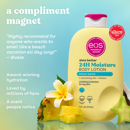 eos Shea Better Body Lotion- Crème de Pistachio, Natural Shea, 16 fl oz