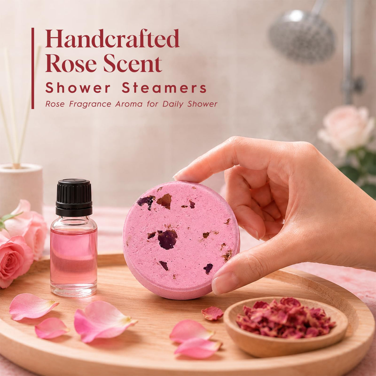 SWCANDY Sandalwood Shower Steamers 8 Pack, Home Spa Self Care