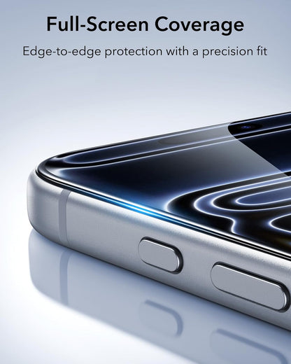 ESR 3 Pack for iPhone 17 Pro Max Screen Protector, Classic Clear