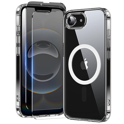 toushion 3 in 1 for iPhone 15 Plus Case Transparent