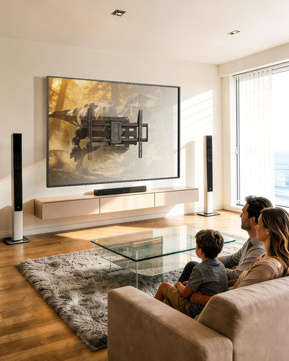 USX Mount Full Motion TV Wall Mount for 42-90 inch TV Holds up to 132lbs